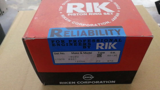 6SD1TC RIK Piston Ring 17370 Isuzu 1121210770 For Truck CXG23